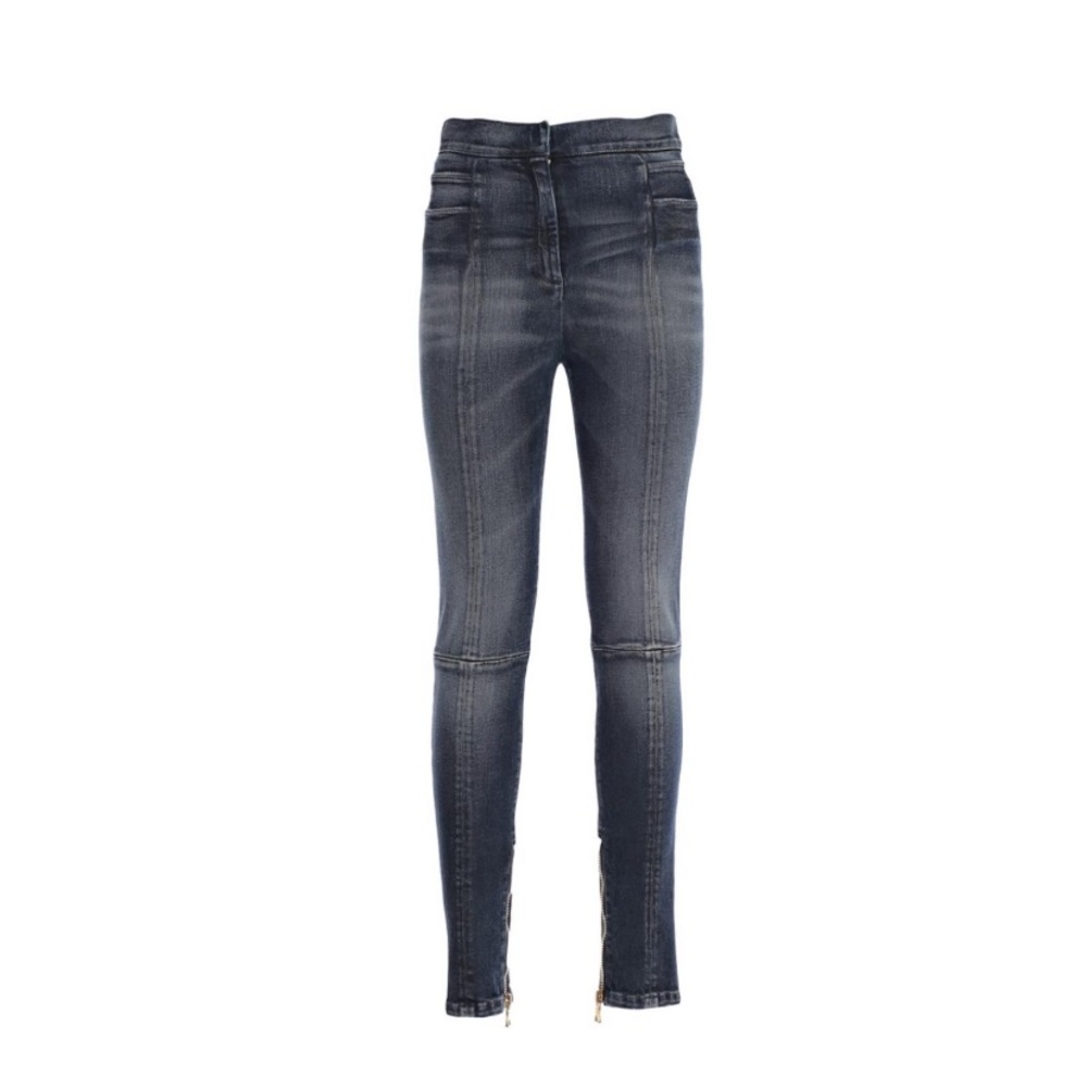 BALMAIN**Faded High Waist Skinny Jeans**US 0 $1000